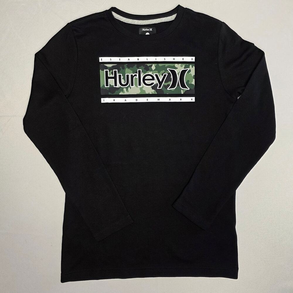 Hurley long-sleeve thermal graphic shirt Size 18/20